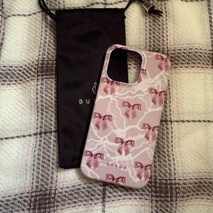 Burga Pink Bow Phone Case iPhone 15 pro max